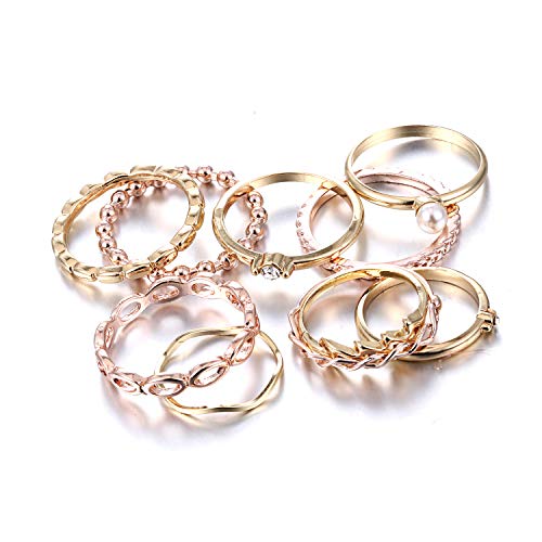 RINHOO FRIENDSHIP Crystal Ring Set RINHOO FRIENDSHIP Crystal Ring Set